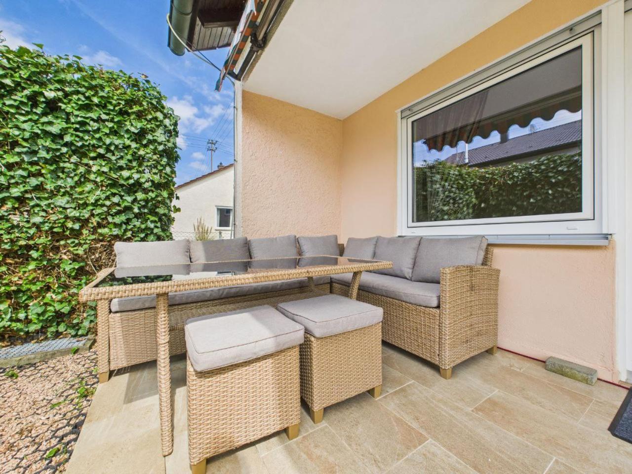 Ferienwohnung Naehe Legoland Mit Grossem Garten Und Terrasse Sontheim an der Brenz Exterior photo